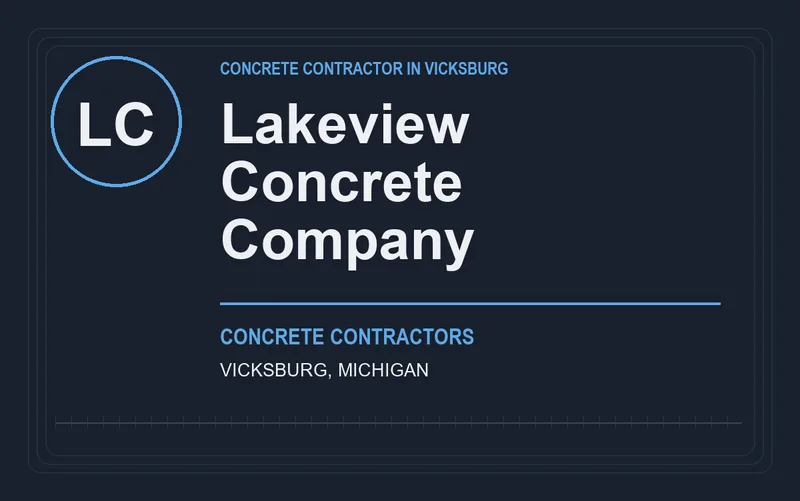 Lakeview Concrete Company in Vicksburg, Michigan