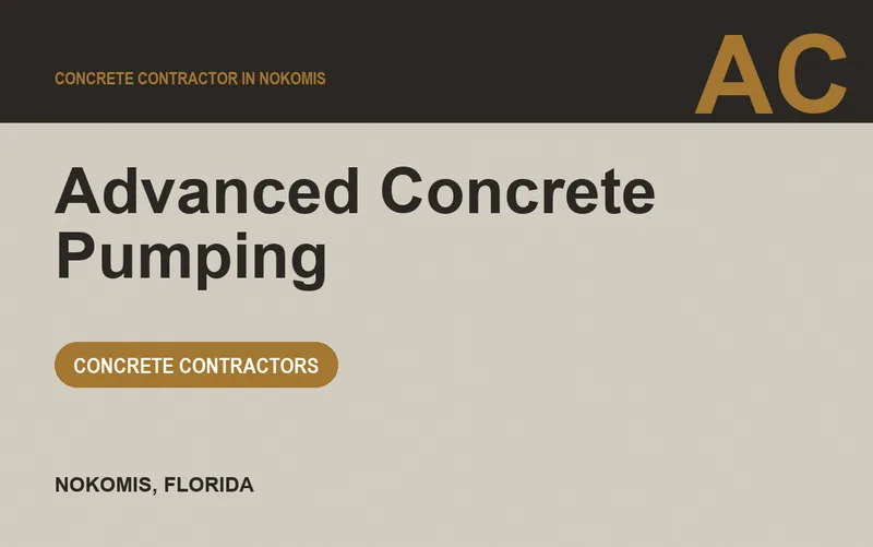 Advanced Concrete Pumping in Nokomis, Florida