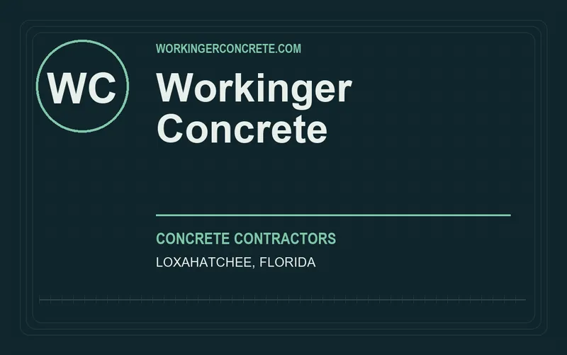 Workinger Concrete in Loxahatchee, Florida