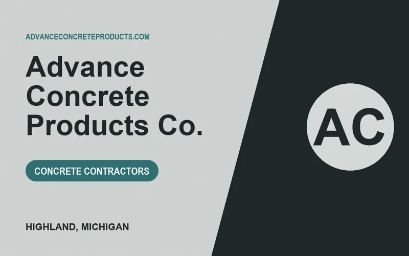 Advance Concrete Products Co. in Highland, Michigan
