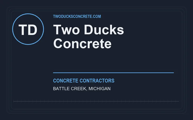 Two Ducks Concrete in Battle Creek, Michigan