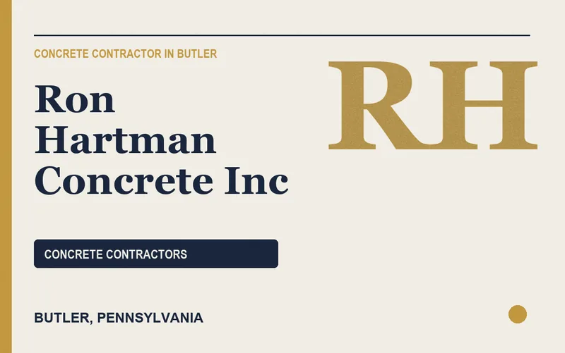 Ron Hartman Concrete Inc in Butler, Pennsylvania