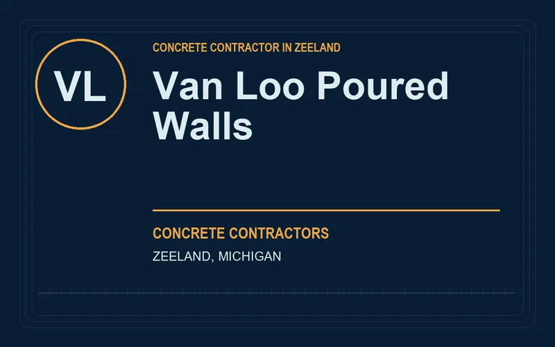 Van Loo Poured Walls in Zeeland, Michigan