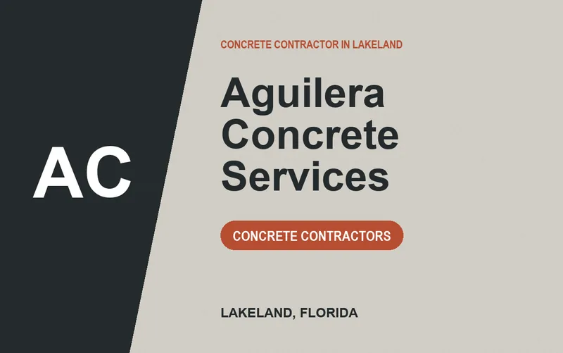 Aguilera Concrete Services in Lakeland, Florida