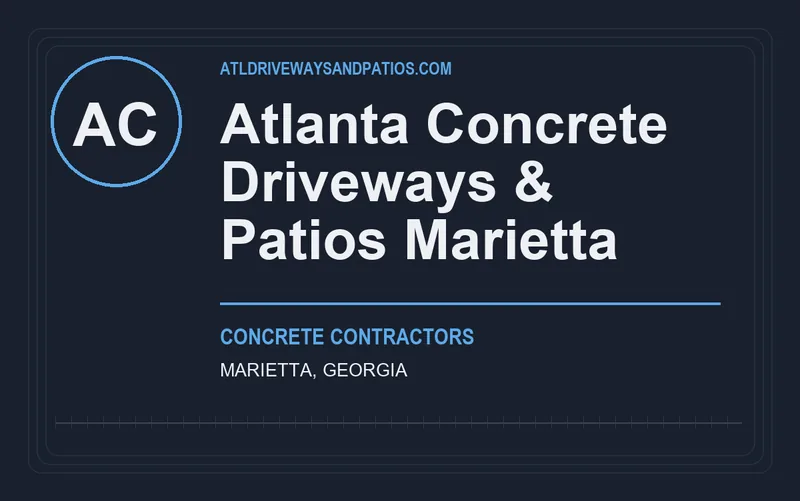 Atlanta Concrete Driveways & Patios Marietta in Marietta, Georgia