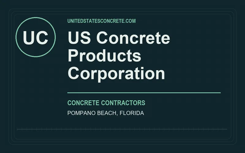 US Concrete Products Corporation in Pompano Beach, Florida