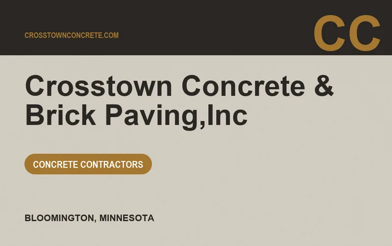 Crosstown Concrete & Brick Paving,Inc in Bloomington, Minnesota