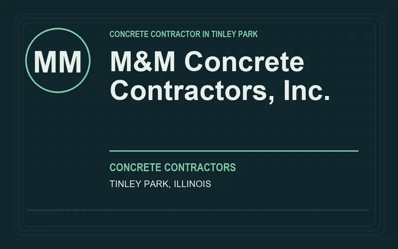 M&M Concrete Contractors, Inc. in Tinley Park, Illinois