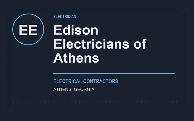 Edison Electricians of Athens in Athens, Georgia