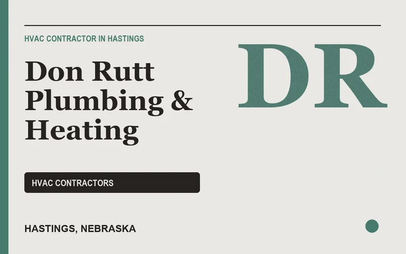 Don Rutt Plumbing & Heating in Hastings, Nebraska