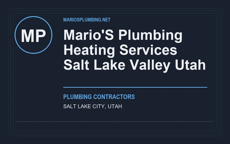 mario's plumbing heating services salt lake valley utah in Salt Lake City, Utah