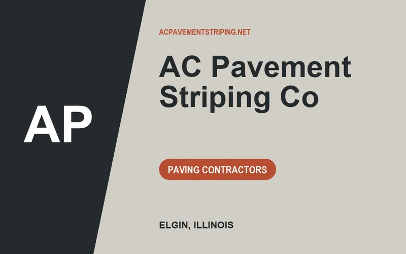 AC Pavement Striping Co in Elgin, Illinois