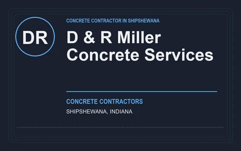 D & R Miller Concrete Services in Shipshewana, Indiana