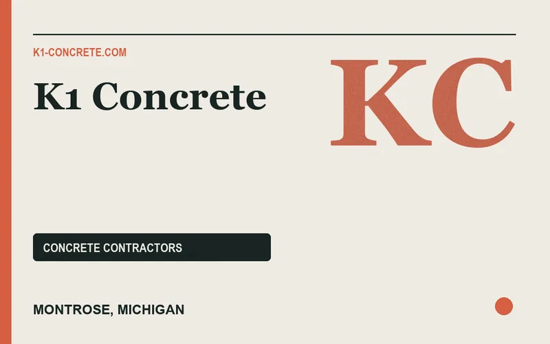 K1 Concrete in Montrose, Michigan