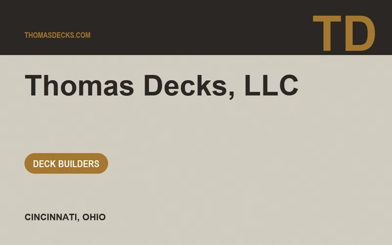 Thomas Decks, LLC in Cincinnati, Ohio