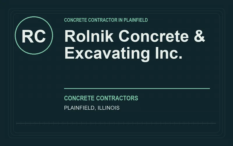 Rolnik Concrete & Excavating Inc. in Plainfield, Illinois