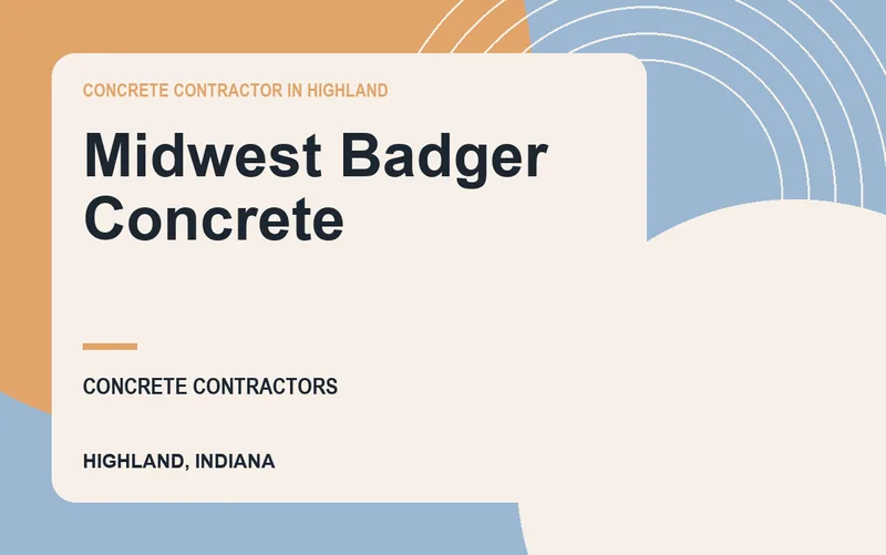 Midwest Badger Concrete in Highland, Indiana