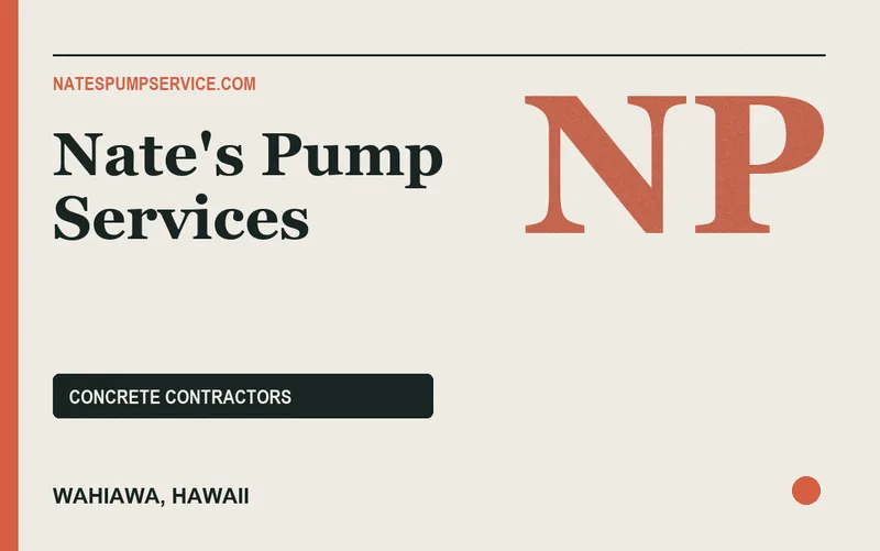 Nate's Pump Services in Wahiawa, Hawaii