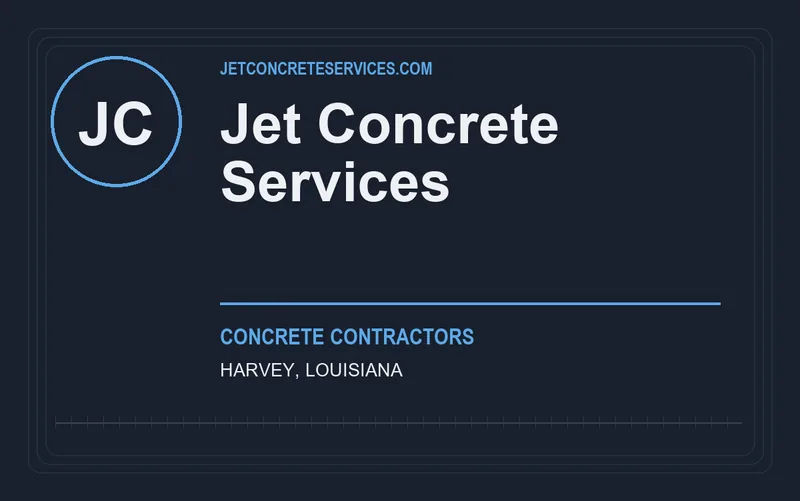 Jet Concrete Services in Harvey, Louisiana