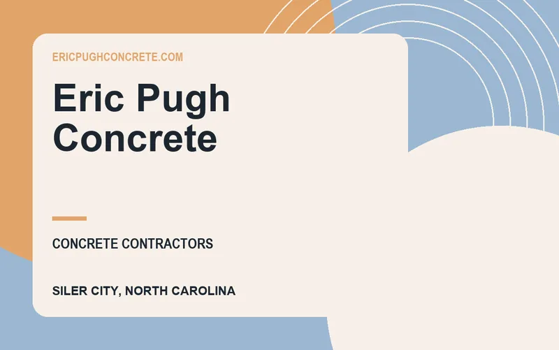 Eric Pugh Concrete in Siler City, North Carolina