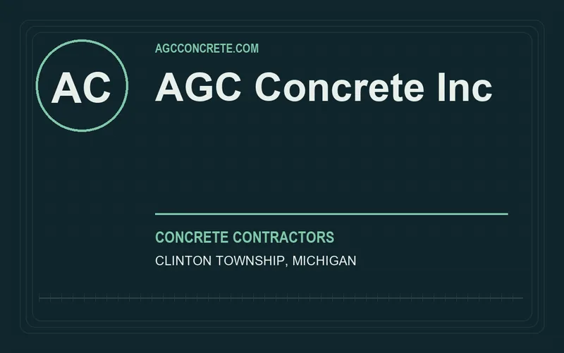 AGC Concrete Inc in Clinton Township, Michigan