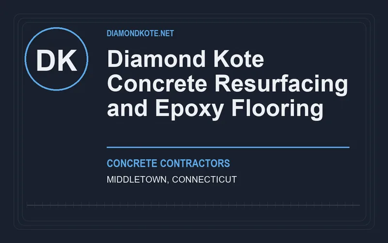 Diamond Kote Concrete Resurfacing and Epoxy Flooring in Middletown, Connecticut