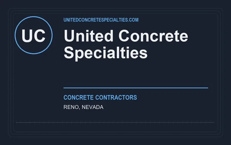 United Concrete Specialties in Reno, Nevada