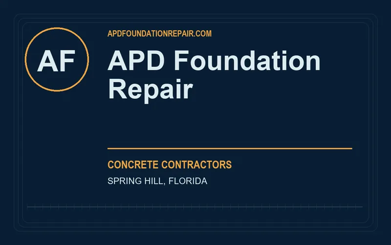 APD Foundation Repair in Spring Hill, Florida