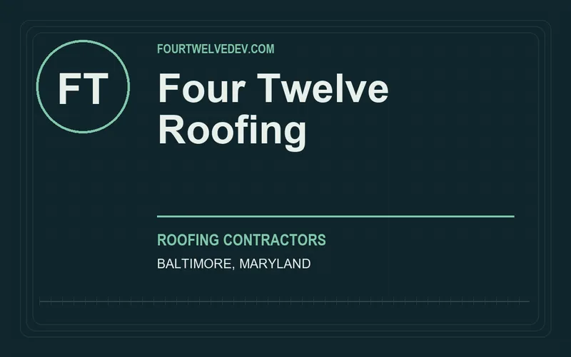 Four Twelve Roofing in Baltimore, Maryland