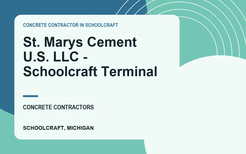 St. Marys Cement U.S. LLC - Schoolcraft Terminal in Schoolcraft, Michigan
