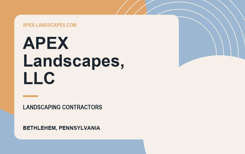 APEX Landscapes, LLC in Bethlehem, Pennsylvania