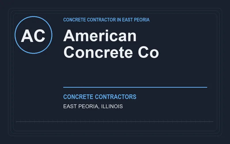 American Concrete Co in East Peoria, Illinois