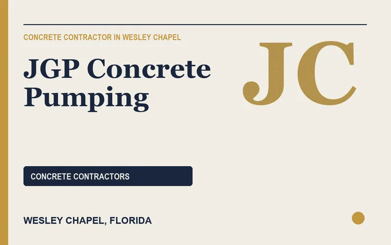 JGP Concrete Pumping in Wesley Chapel, Florida