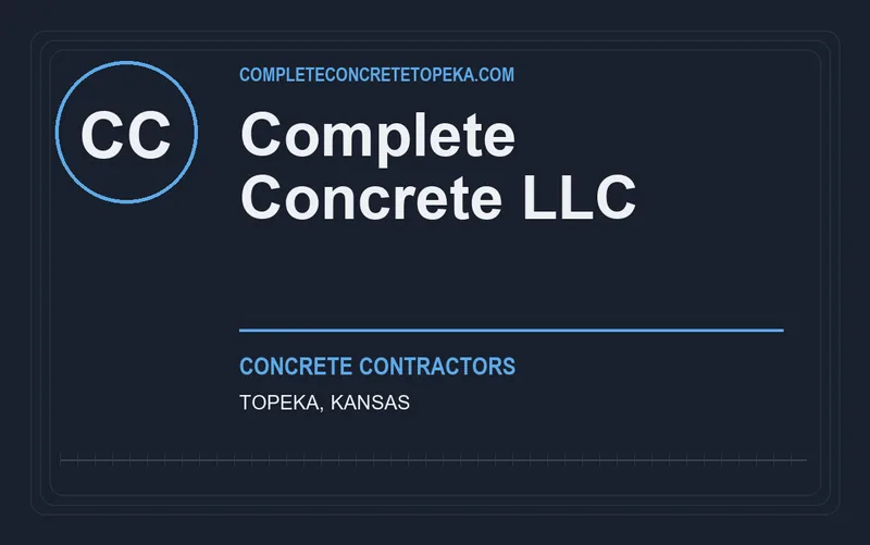 Complete Concrete LLC in Topeka, Kansas