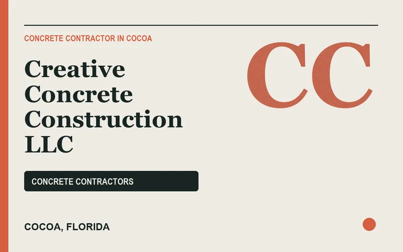 creative concrete construction llc in Cocoa, Florida