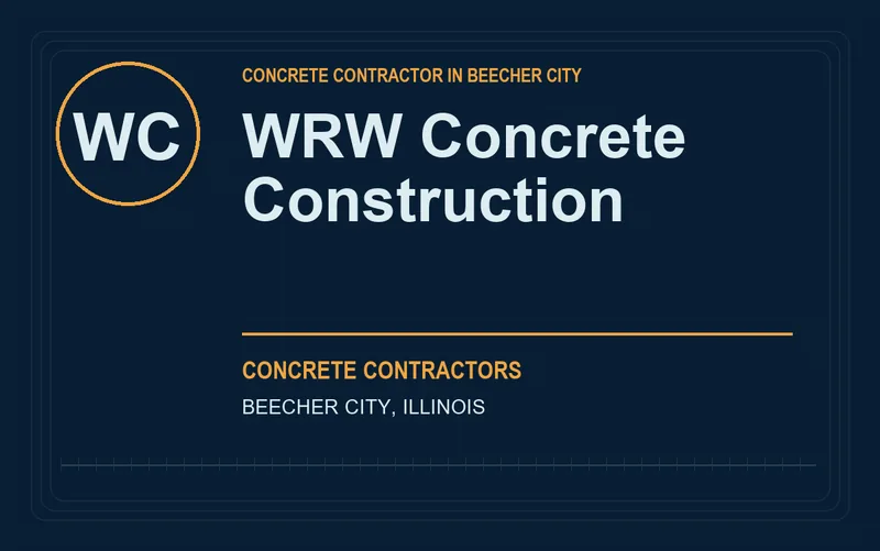 WRW Concrete Construction in Beecher City, Illinois