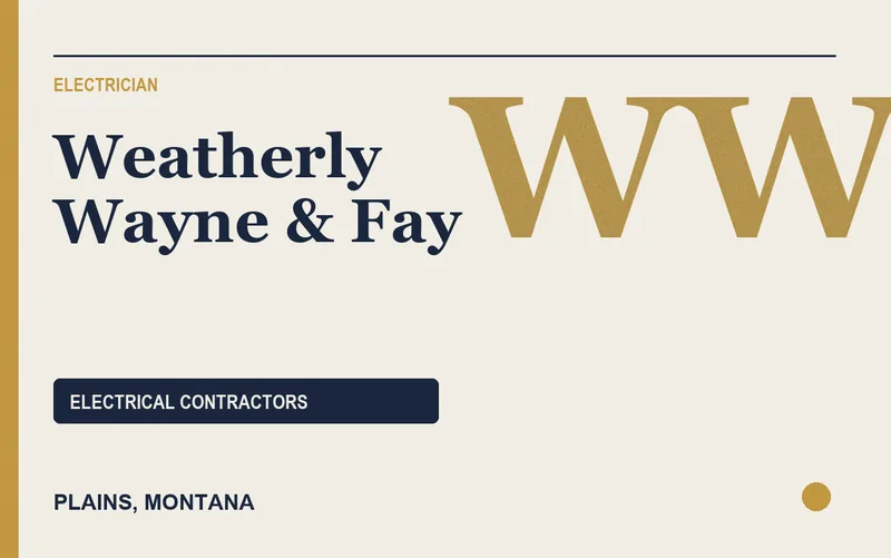 Weatherly Wayne & Fay in Plains, Montana