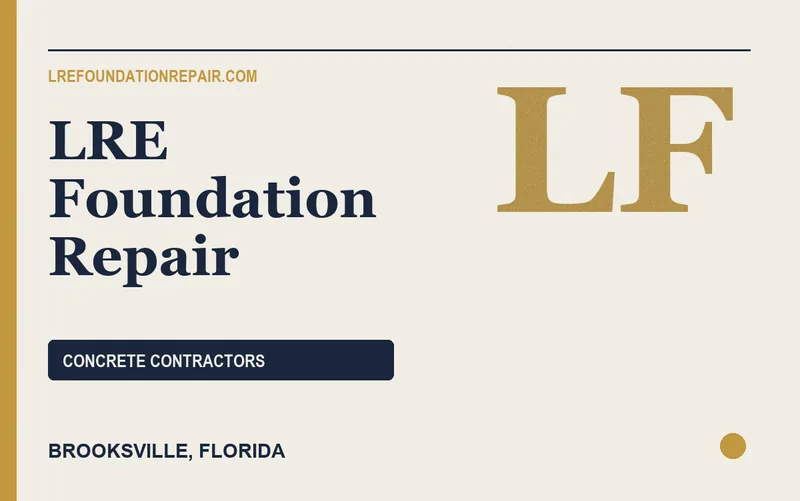 LRE Foundation Repair in Brooksville, Florida