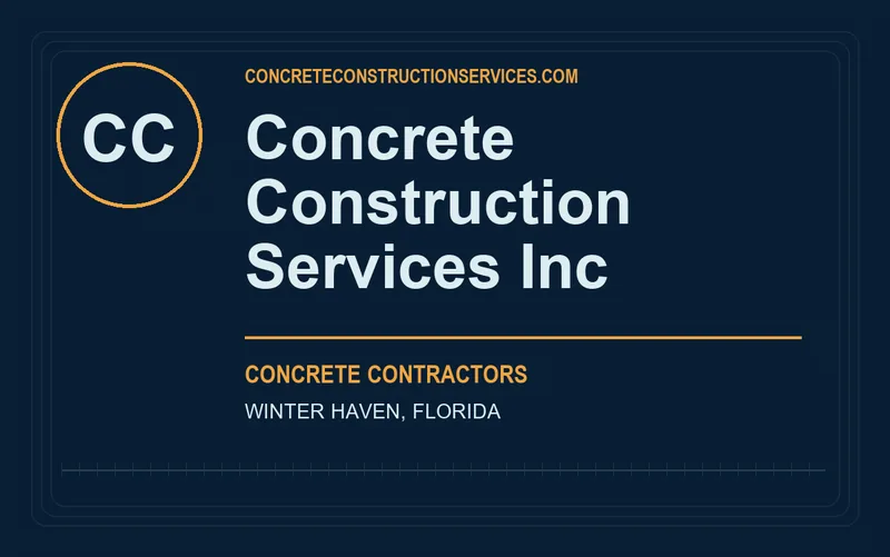 Concrete Construction Services Inc in Winter Haven, Florida
