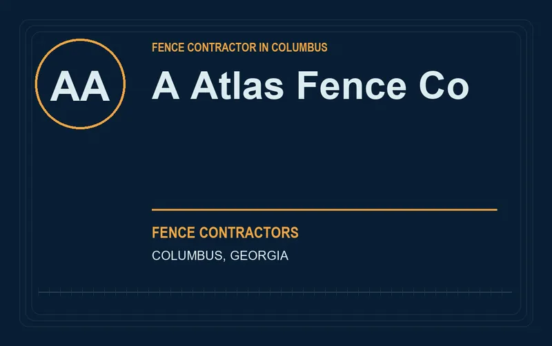 A Atlas Fence Co in Columbus, Georgia