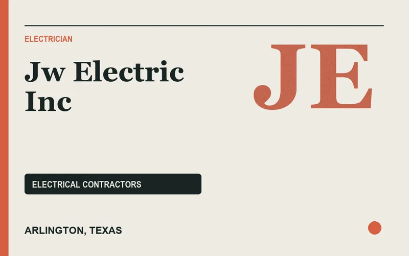 Jw Electric Inc in Arlington, Texas