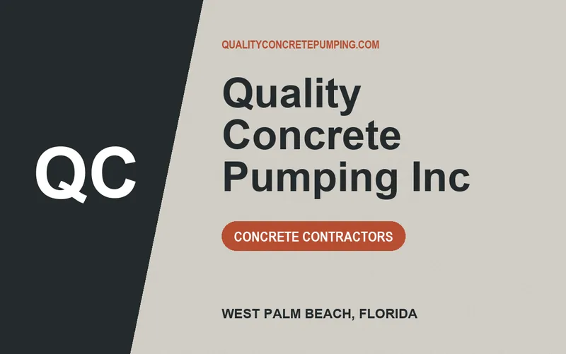 Quality Concrete Pumping Inc in West Palm Beach, Florida