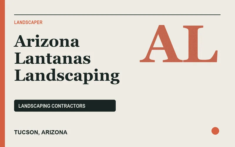 Arizona Lantanas Landscaping in Tucson, Arizona