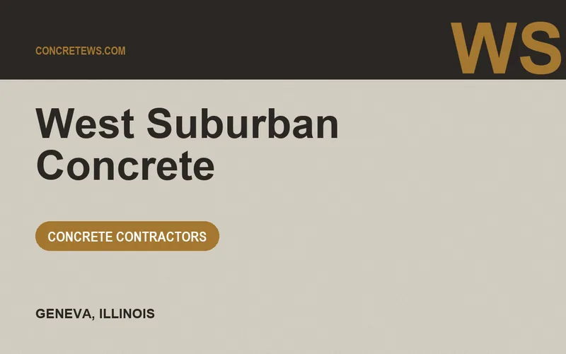 West Suburban Concrete in Geneva, Illinois