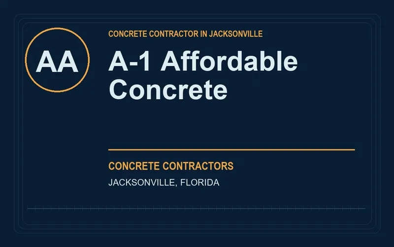 A-1 Affordable Concrete in Jacksonville, Florida