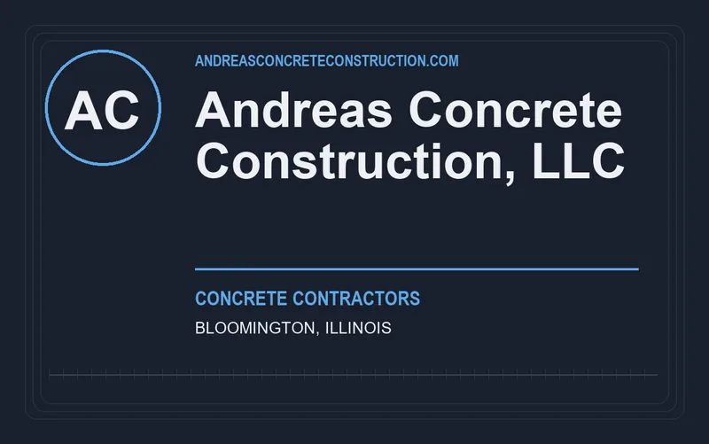 Andreas Concrete Construction, LLC in Bloomington, Illinois