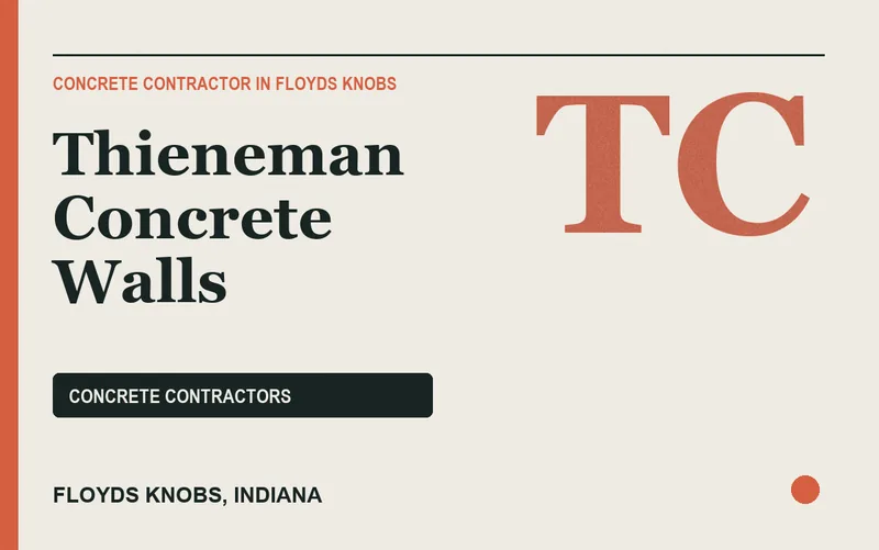 Thieneman Concrete Walls in Floyds Knobs, Indiana