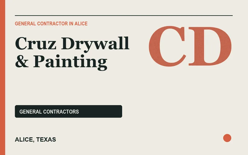 Cruz Drywall & Painting in Alice, Texas