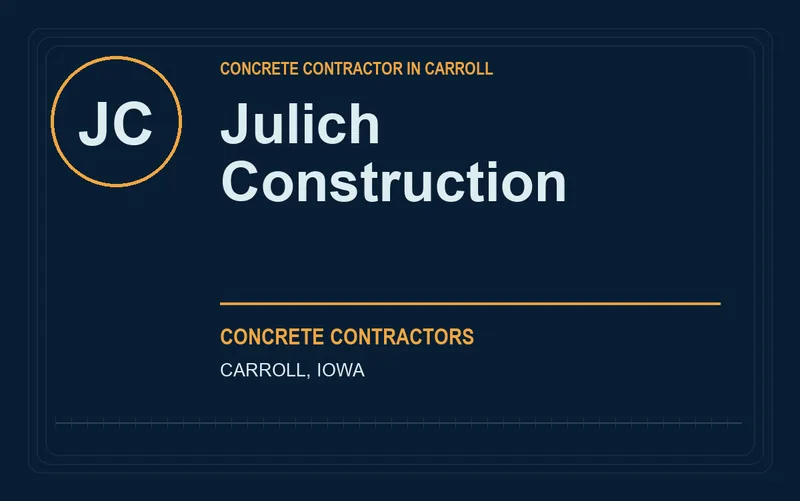 Julich Construction in Carroll, Iowa
