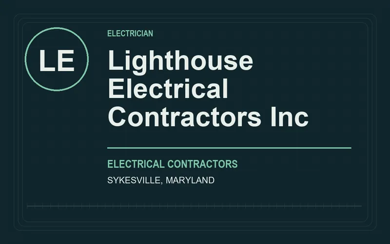 Lighthouse Electrical Contractors Inc in Sykesville, Maryland